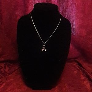 Patriotic ribbon charm